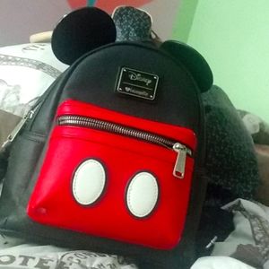 A Mickey mouse backpack